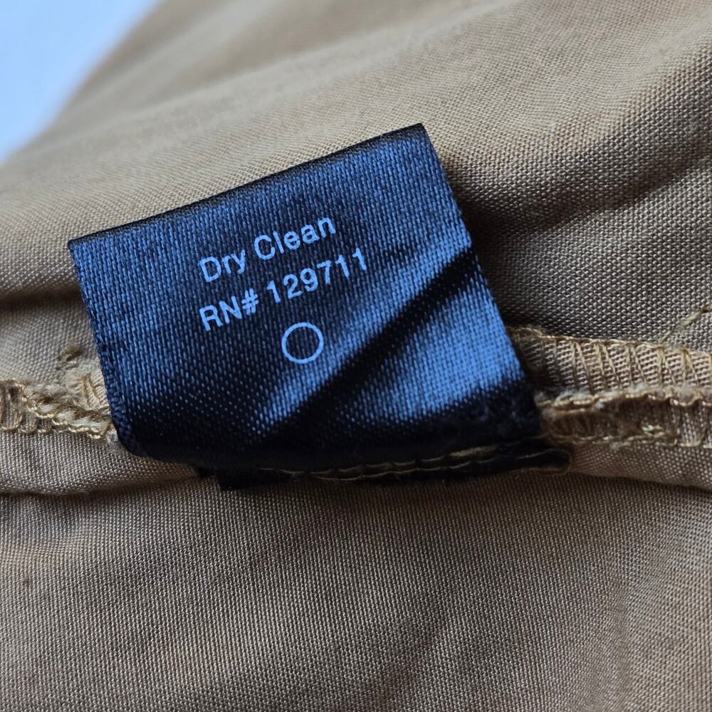 Jenni Kayne Twill Trouser Tan Chino Cotton High Waist Pant Womens Size 4 EUC - Picture 9 of 9